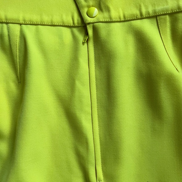 VTG. Thierry Mugler yellow wool pencil skirt The 24 collection women's S France - Picture 6 of 9